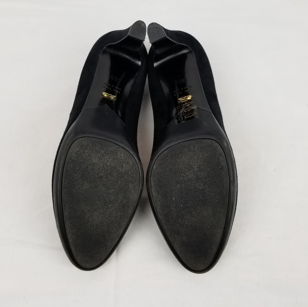 Sergio Rossi Suede Leather Heels Pumps size 38.5 - Picture 7 of 9